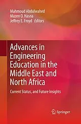 Kartonierter Einband (Kt) Advances in Engineering Education in the Middle East and North Africa von 