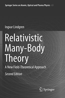 Couverture cartonnée Relativistic Many-Body Theory de Ingvar Lindgren