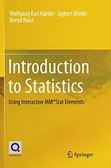 Kartonierter Einband Introduction to Statistics von Wolfgang Karl Härdle, Sigbert Klinke, Bernd Rönz