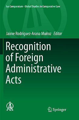 Kartonierter Einband Recognition of Foreign Administrative Acts von 
