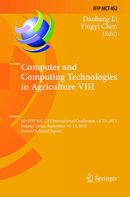 Kartonierter Einband Computer and Computing Technologies in Agriculture VIII von 