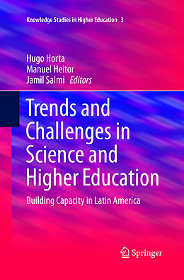 Couverture cartonnée Trends and Challenges in Science and Higher Education de 