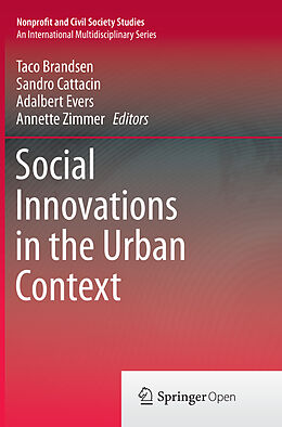 Couverture cartonnée Social Innovations in the Urban Context de 