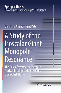 Couverture cartonnée A Study of the Isoscalar Giant Monopole Resonance de Darshana Chandrakant Patel
