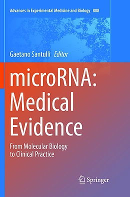 Kartonierter Einband microRNA: Medical Evidence von 