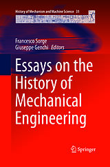 Couverture cartonnée Essays on the History of Mechanical Engineering de 