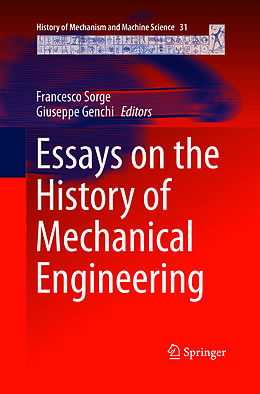 Kartonierter Einband Essays on the History of Mechanical Engineering von 