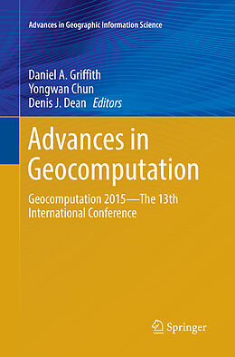 Couverture cartonnée Advances in Geocomputation de 