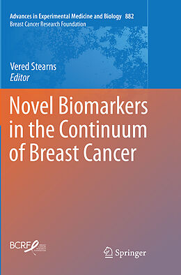 Couverture cartonnée Novel Biomarkers in the Continuum of Breast Cancer de 
