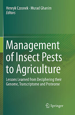 Couverture cartonnée Management of Insect Pests to Agriculture de 