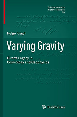 Couverture cartonnée Varying Gravity de Helge Kragh