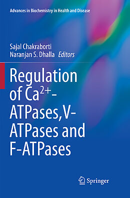 Couverture cartonnée Regulation of Ca2+-ATPases,V-ATPases and F-ATPases de 