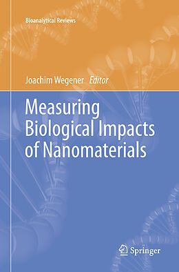Couverture cartonnée Measuring Biological Impacts of Nanomaterials de 