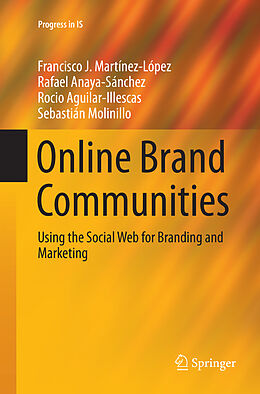 Couverture cartonnée Online Brand Communities de Francisco J. Martínez-López, Sebastián Molinillo, Rocio Aguilar