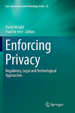 Kartonierter Einband Enforcing Privacy von 