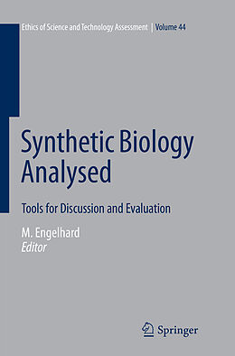 Couverture cartonnée Synthetic Biology Analysed de 