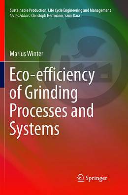 Couverture cartonnée Eco-efficiency of Grinding Processes and Systems de Marius Winter