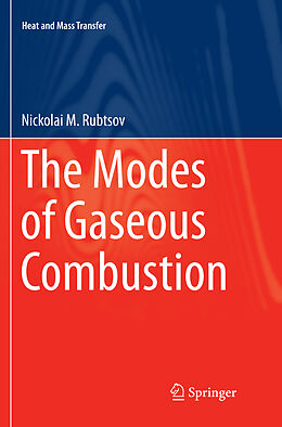 Couverture cartonnée The Modes of Gaseous Combustion de Nickolai M. Rubtsov