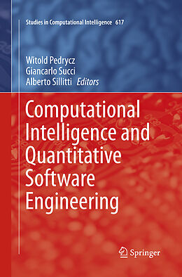 Couverture cartonnée Computational Intelligence and Quantitative Software Engineering de 