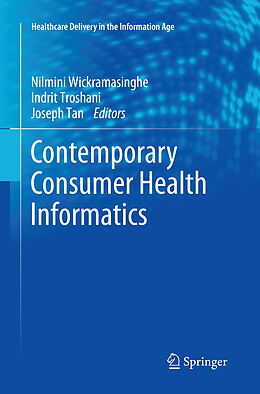 Couverture cartonnée Contemporary Consumer Health Informatics de 