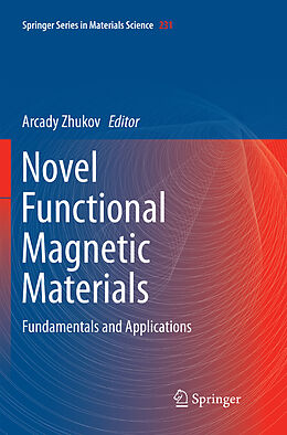 Couverture cartonnée Novel Functional Magnetic Materials de 