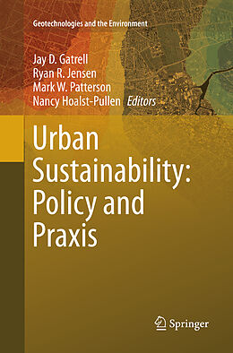 Kartonierter Einband Urban Sustainability: Policy and Praxis von 