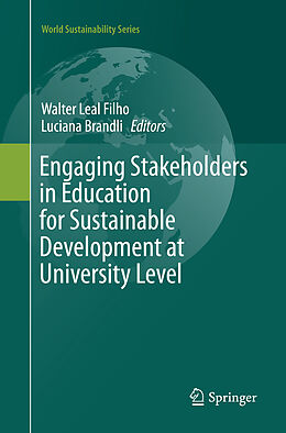 Kartonierter Einband Engaging Stakeholders in Education for Sustainable Development at University Level von 