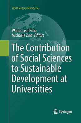 Couverture cartonnée The Contribution of Social Sciences to Sustainable Development at Universities de 