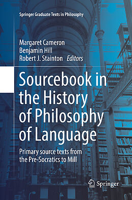 Couverture cartonnée Sourcebook in the History of Philosophy of Language de 