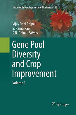 Kartonierter Einband Gene Pool Diversity and Crop Improvement von 