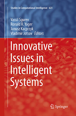 Couverture cartonnée Innovative Issues in Intelligent Systems de 