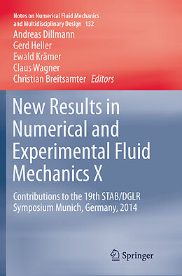 Couverture cartonnée New Results in Numerical and Experimental Fluid Mechanics X de 