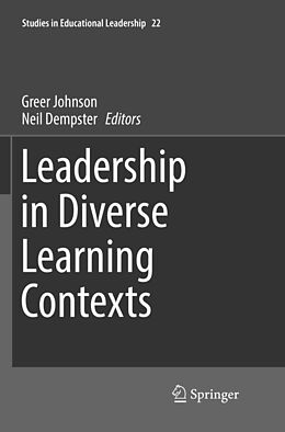 Kartonierter Einband Leadership in Diverse Learning Contexts von 