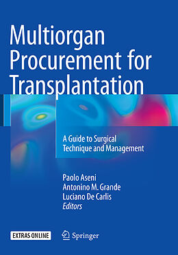 Couverture cartonnée Multiorgan Procurement for Transplantation de 