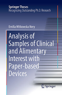Couverture cartonnée Analysis of Samples of Clinical and Alimentary Interest with Paper-based Devices de Emilia Witkowska Nery