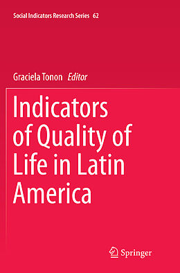 Kartonierter Einband Indicators of Quality of Life in Latin America von 