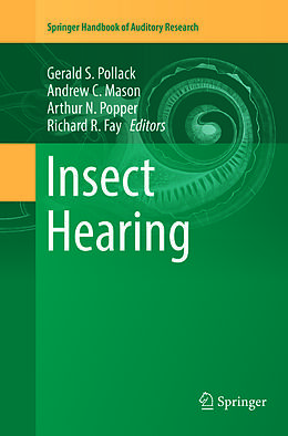 Couverture cartonnée Insect Hearing de 