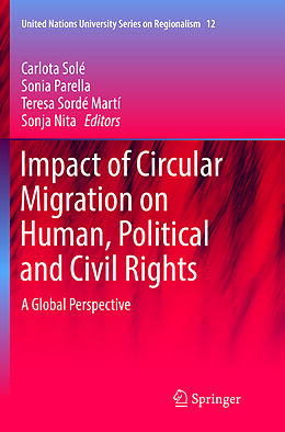 Couverture cartonnée Impact of Circular Migration on Human, Political and Civil Rights de 
