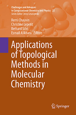 Couverture cartonnée Applications of Topological Methods in Molecular Chemistry de 