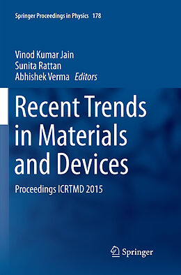 Kartonierter Einband Recent Trends in Materials and Devices von 