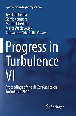 Kartonierter Einband Progress in Turbulence VI von 