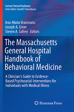 Kartonierter Einband The Massachusetts General Hospital Handbook of Behavioral Medicine von 