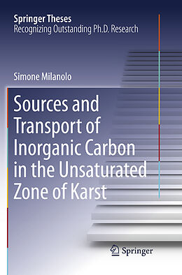 Kartonierter Einband Sources and Transport of Inorganic Carbon in the Unsaturated Zone of Karst von Simone Milanolo