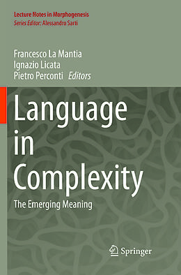 Couverture cartonnée Language in Complexity de 