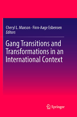 Couverture cartonnée Gang Transitions and Transformations in an International Context de 