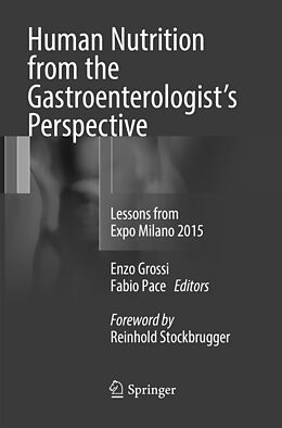 Couverture cartonnée Human Nutrition from the Gastroenterologist s Perspective de 