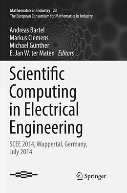 Couverture cartonnée Scientific Computing in Electrical Engineering de 