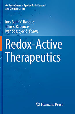 Couverture cartonnée Redox-Active Therapeutics de 