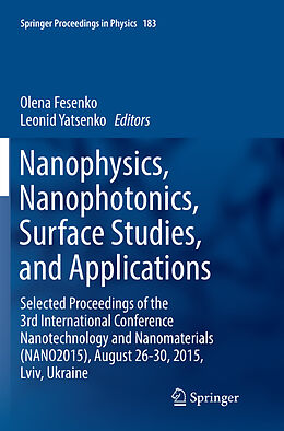 Kartonierter Einband Nanophysics, Nanophotonics, Surface Studies, and Applications von 