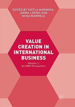 Couverture cartonnée Value Creation in International Business de 